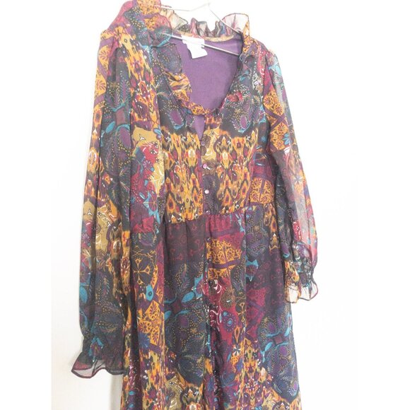 Jessica London Multicolor Maxi Dress - Picture 2 of 15